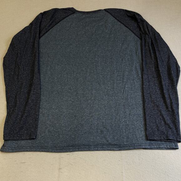 Columbia Raglan Shirt Mens XXL Omni Wick Casual Heather Blue Outdoors Normcore - Picture 5 of 6